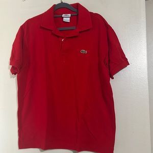 Lacoste Red polo shirt